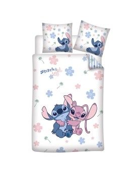 LILO & STITCH - Parure de lit 140x200cm   65x65cm - Stitch et Angel AyMax 1 - Culture-Pop-France