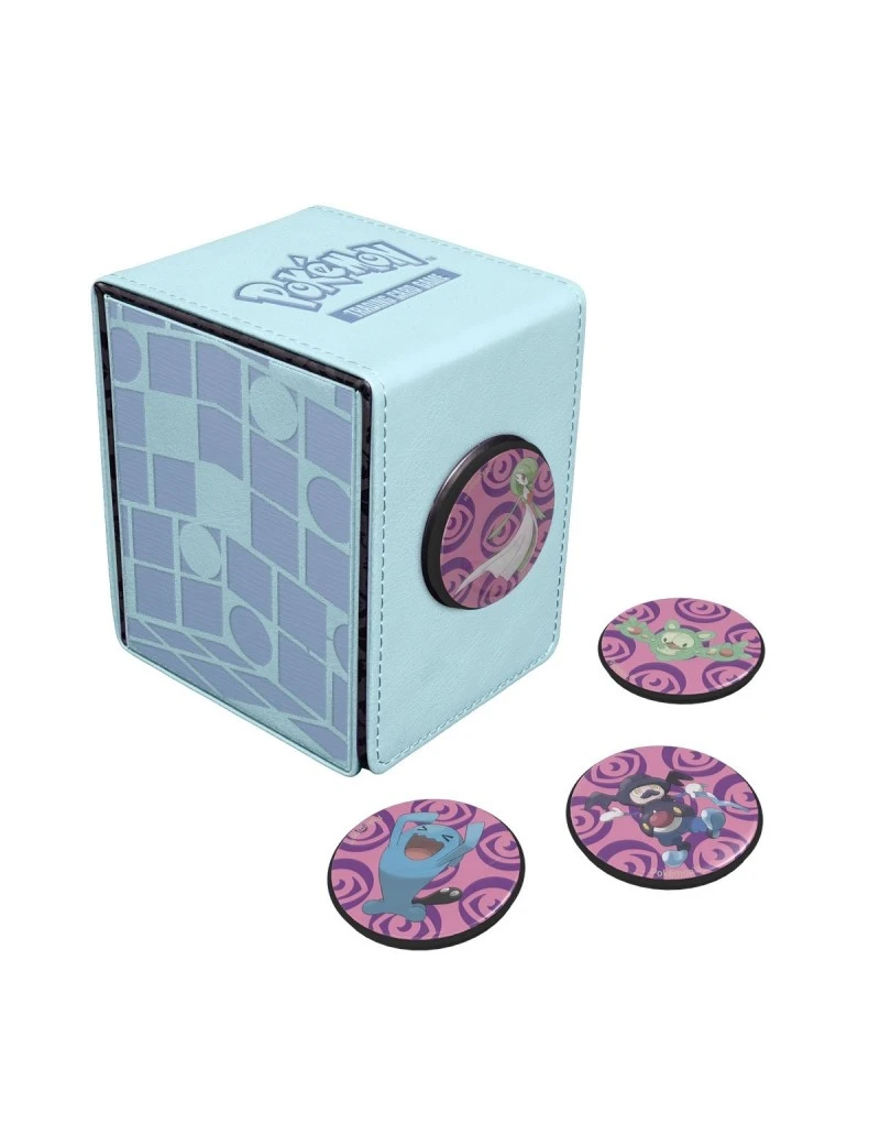 ULTRA PRO - Gardevoir - Deck Box en Similicuir Badges Magnétiques Ultra Pro 1 - Culture-Pop-France ULTRA PRO - Gardevoir - Deck Box en Similicuir Badges Magnétiques Ultra Pro 1 - Culture-Pop-France