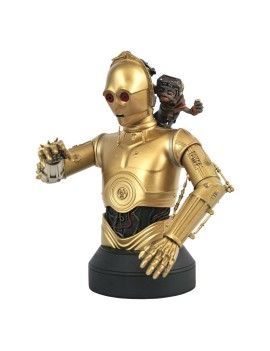 STAR WARS IX - C-3PO & Babu Frik - Buste en résine 15cm Gentle Giant 1 - Culture-Pop-France