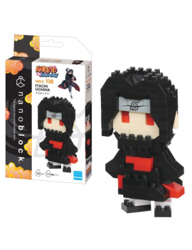 NARUTO - Itachi - Figurine Nanoblock 10cm Bandai Red 1 - Culture-Pop-France