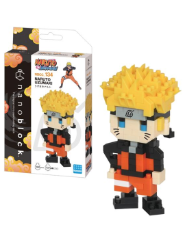 NARUTO - Naruto - Figurine Nanoblock 10cm Bandai Red 1 - Culture-Pop-France