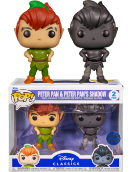 PETER PAN - Pop Disney - 2PK Peter Pan avec Ombre Funko 1 - Culture-Pop-France