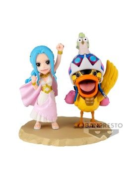ONE PIECE - Nefel Tari Vivi & Karoo - Figurine WCF Log Stories 7cm Banpresto 1 - Culture-Pop-France