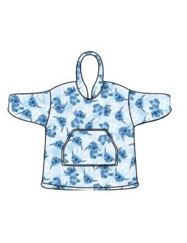LILO & STITCH - - Stitch - Sweat Poncho - Taille Enfant (7-14 ans) AyMax 1 - Culture-Pop-France