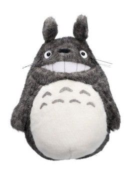 MON VOISIN TOTORO - Totoro Gris Souriant - Peluche Acrylique M Semic 1 - Culture-Pop-France