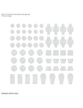 GUNDAM - Customize Material (Decoration Parts 1 White) - Model Kit Bandai Model Kit 1 - Culture-Pop-France