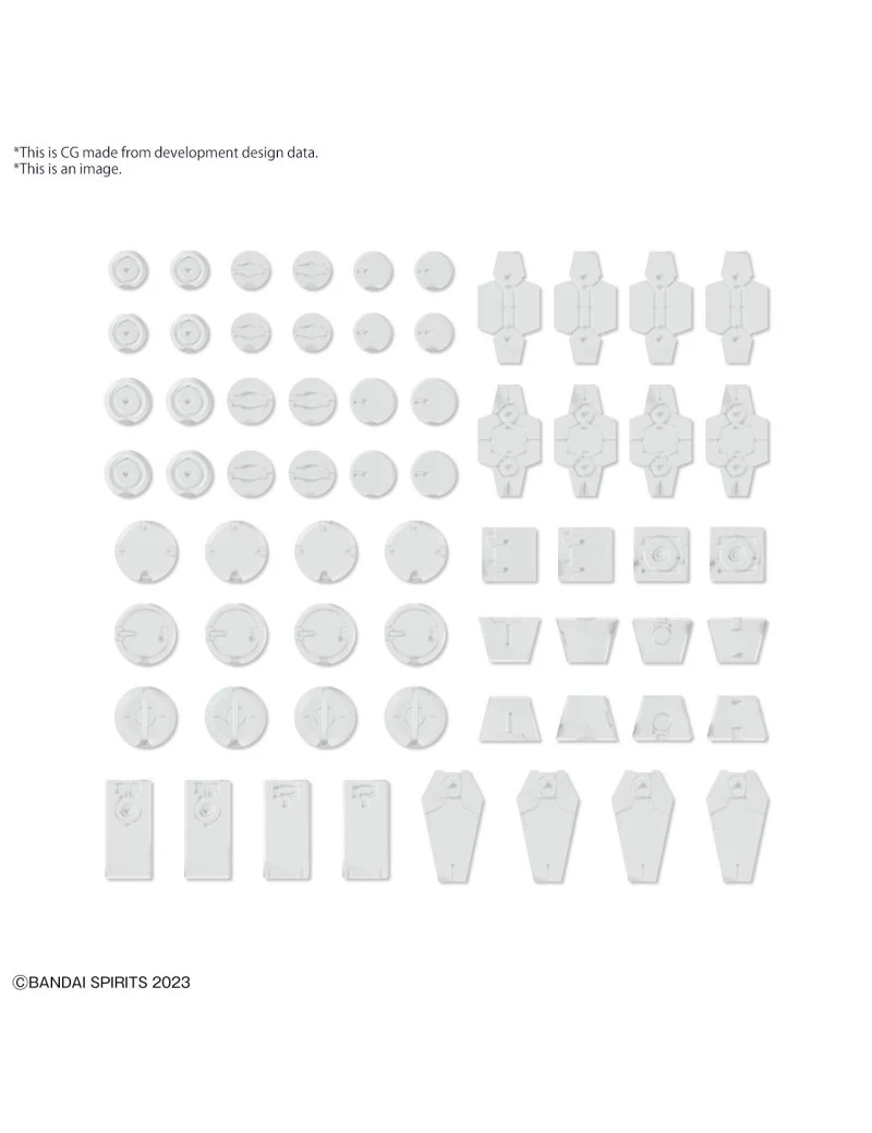 GUNDAM - Customize Material (Decoration Parts 1 White) - Model Kit Bandai Model Kit 1 - Culture-Pop-France GUNDAM - Customize Material (Decoration Parts 1 White) - Model Kit Bandai Model Kit 1 - Culture-Pop-France