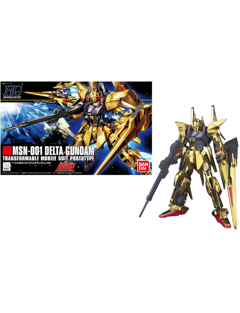 GUNDAM - HGUC 1/144 Delta Gundam - Model Kit Bandai Model Kit 1 - Culture-Pop-France GUNDAM - HGUC 1/144 Delta Gundam - Model Kit Bandai Model Kit 1 - Culture-Pop-France