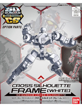 GUNDAM - SD Gundam Cross Silhouette - Squelette White Model Kit Bandai Model Kit 1 - Culture-Pop-France