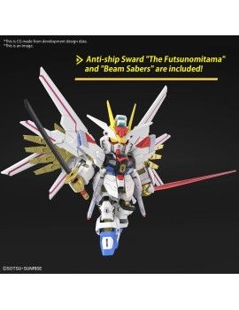 GUNDAM - SD Gundam Cross Silhouette Mighty Strike Freedom - Model Kit Bandai Model Kit 1 - Culture-Pop-France