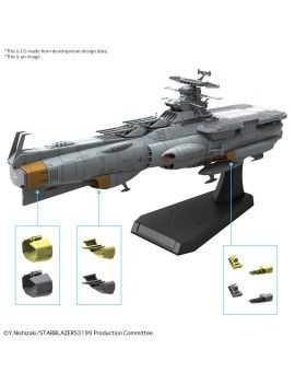 YAMATO - 1/1000 EFCF Asuka Class Fast Combat Support Ship - Model Kit Bandai Model Kit 1 - Culture-Pop-France