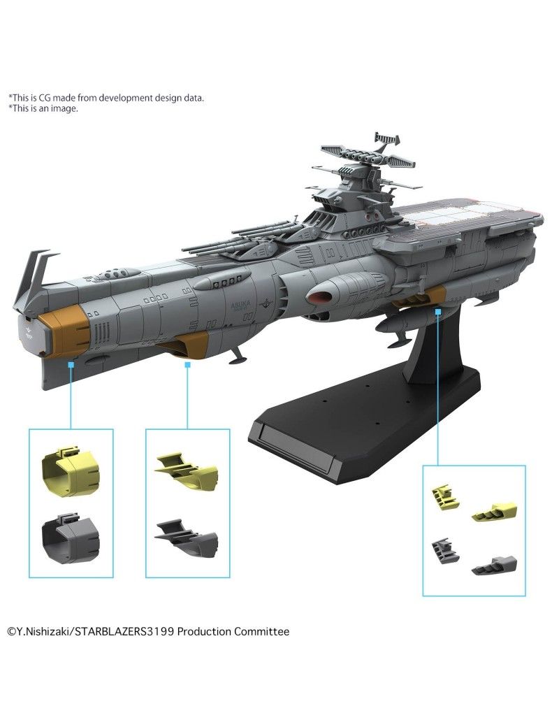 YAMATO - 1/1000 EFCF Asuka Class Fast Combat Support Ship - Model Kit Bandai Model Kit 1 - Culture-Pop-France YAMATO - 1/1000 EFCF Asuka Class Fast Combat Support Ship - Model Kit Bandai Model Kit 1 - Culture-Pop-France
