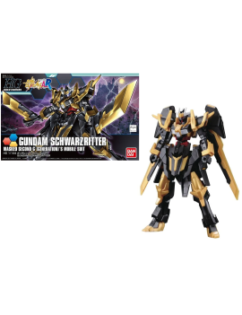 GUNDAM - Model Kit - HGBF Gundam Schwarzritter 1/144 Bandai Model Kit 1 - Culture-Pop-France