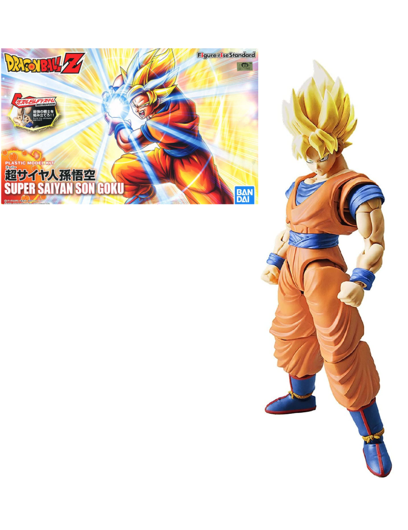 DRAGON BALL - Figure-rise Standard Super Saiyan Son Goku - Model Kit Bandai Model Kit 1 - Culture-Pop-France DRAGON BALL - Figure-rise Standard Super Saiyan Son Goku - Model Kit Bandai Model Kit 1 - Culture-Pop-France