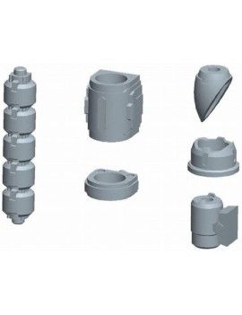 GUNDAM - Builders Parts HD 1/144 MS Pipe 01 - Model Kit Bandai Model Kit 1 - Culture-Pop-France