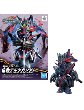 GUNDAM - SDW Heroes Sasuke Delta Gundam - Model Kit Bandai Model Kit 1 - Culture-Pop-France