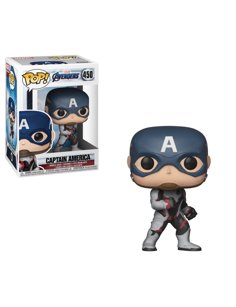 AVENGERS ENDGAME - POP N° 450 - Captain America Funko 1 - Culture-Pop-France AVENGERS ENDGAME - POP N° 450 - Captain America Funko 1 - Culture-Pop-France