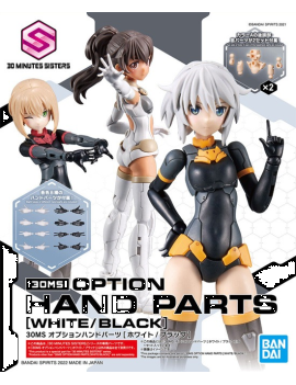 30MS - Option Hand Parts (White / Black) - Model Kit Bandai Model Kit 1 - Culture-Pop-France