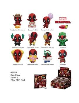 DEADPOOL - Series 5 - 3D Foam Bag Clip (Display 24 Pcs) Monogram 1 - Culture-Pop-France