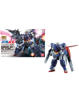 GUNDAM - HG 1/144 Gundam Age Gundam Age-1 Full Glansa - Model Kit Bandai Model Kit 1 - Culture-Pop-France
