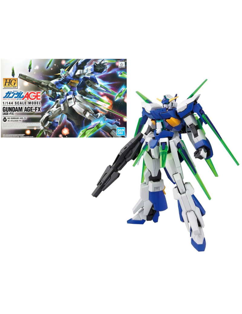 GUNDAM - HG 1/144 Gundam Age-FX (AGE-FX) - Model Kit Bandai Model Kit 1 - Culture-Pop-France GUNDAM - HG 1/144 Gundam Age-FX (AGE-FX) - Model Kit Bandai Model Kit 1 - Culture-Pop-France