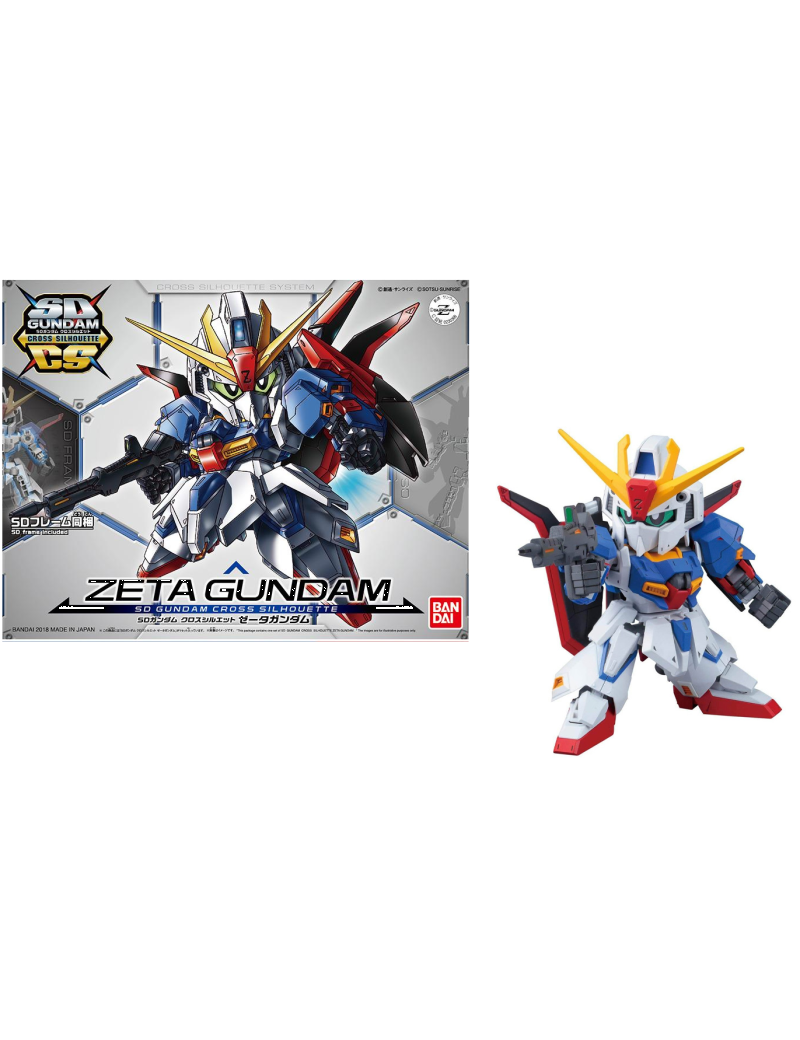 GUNDAM - Model Kit - SD Cross Silhouette Zeta Gundam Bandai Model Kit 1 - Culture-Pop-France GUNDAM - Model Kit - SD Cross Silhouette Zeta Gundam Bandai Model Kit 1 - Culture-Pop-France