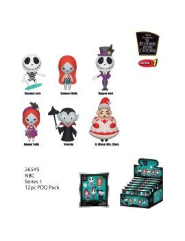 NBX - Series 1 - 3D Foam Magnets in blind bags (Display 12 Pcs) Monogram 1 - Culture-Pop-France