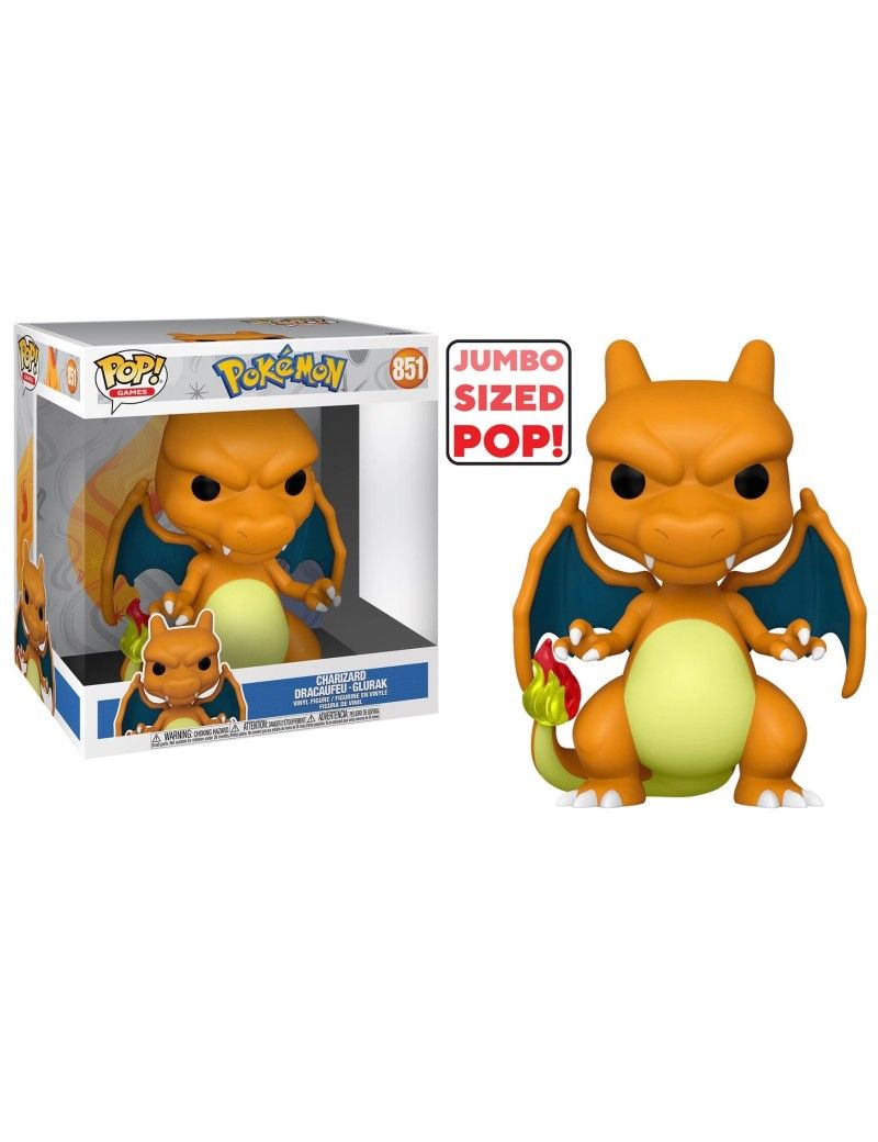 POKEMON - POP JUMBO 10'' N° 851 - Dracaufeu Funko 1 - Culture-Pop-France POKEMON - POP JUMBO 10'' N° 851 - Dracaufeu Funko 1 - Culture-Pop-France