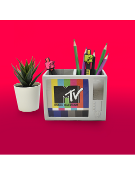 MTV - Retro - Pot à Crayon 3D Blue Sky 1 - Culture-Pop-France