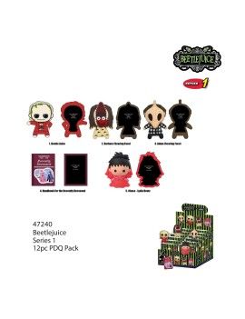 BEETLEJUICE - Series 1 -3D Foam Magnets in blind bags (Display 12 Pcs) Monogram 1 - Culture-Pop-France
