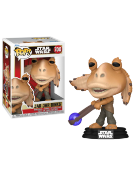 STAR WARS 1 - POP Star Wars N° 700 - Jar Jar Binks avec Boule Booma Funko 1 - Culture-Pop-France