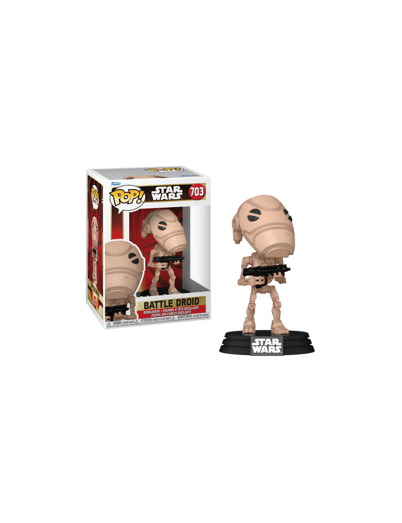 STAR WARS 1 - POP Star Wars N° 703 - Droide de Combat Funko 1 - Culture-Pop-France STAR WARS 1 - POP Star Wars N° 703 - Droide de Combat Funko 1 - Culture-Pop-France