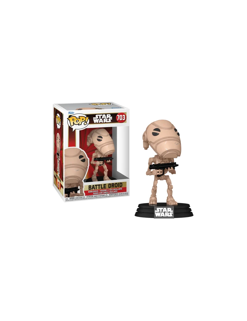 STAR WARS 1 - POP Star Wars N° 703 - Droide de Combat Funko 1 - Culture-Pop-France STAR WARS 1 - POP Star Wars N° 703 - Droide de Combat Funko 1 - Culture-Pop-France