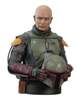 STAR WARS LE LIVRE DE BOBA FETT - Boba Fett - Mini-Buste 1/6 15cm Diamond Select 1 - Culture-Pop-France