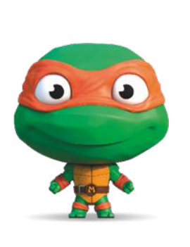 LES TORTUES NINJAS - Michelangelo - Figurine Elastikorps 16cm Together Plus 1 - Culture-Pop-France