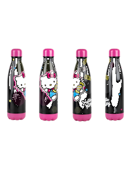 HELLO KITTY - Bonbons - Bouteille en Acier Inoxydable 500ml KONIX 1 - Culture-Pop-France
