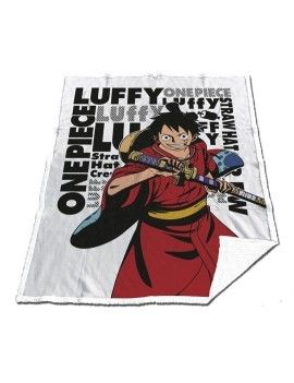 ONE PIECE - Couverture Sherpa 130x170cm - Luffy "Wano" AyMax 1 - Culture-Pop-France