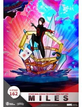 SPIDER-MAN ACROSS THE SPIDER-VERSE - Miles - Diorama D-Stage 15cm Beast Kingdom 1 - Culture-Pop-France