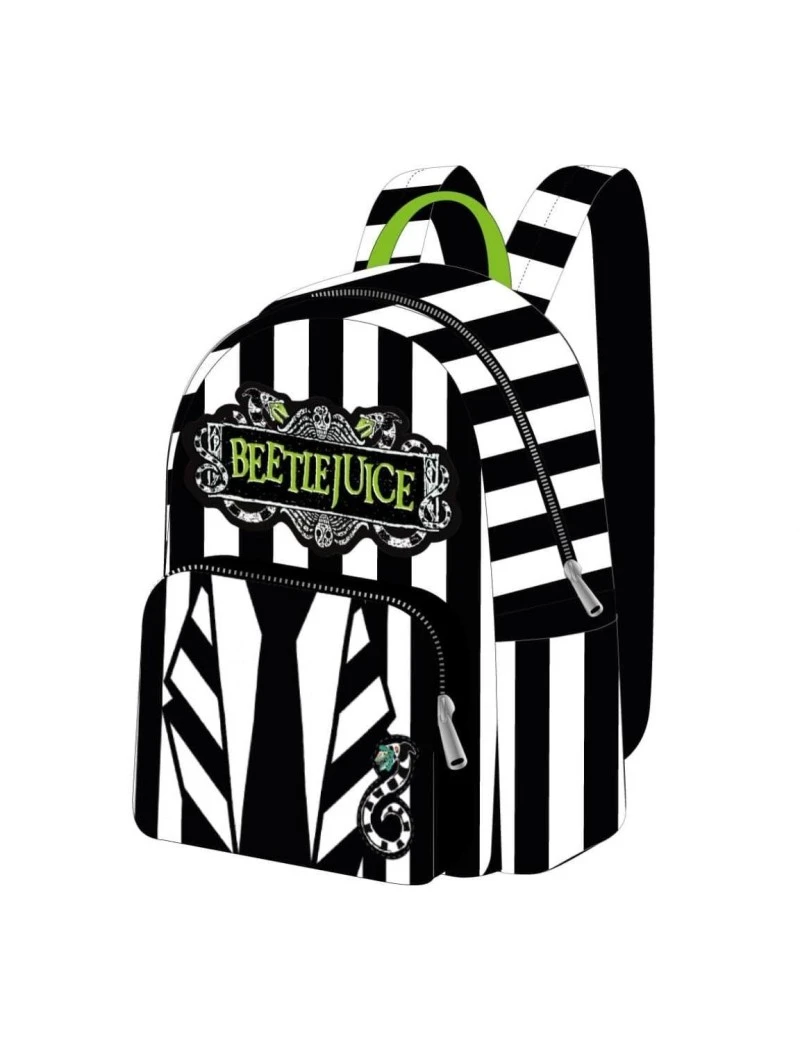 BEETLEJUICE - Sac à Dos Fashion - '25,5x22x11cm' Cerda 1 - Culture-Pop-France BEETLEJUICE - Sac à Dos Fashion - '25,5x22x11cm' Cerda 1 - Culture-Pop-France