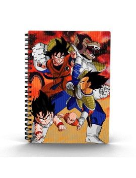 DRAGON BALL Z - Red - Notebook Effet Lenticulaire 3D Sd Toys 1 - Culture-Pop-France