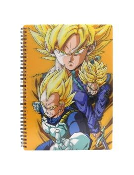DRAGON BALL Z - Yellow - Notebook Effet Lenticulaire 3D Sd Toys 1 - Culture-Pop-France