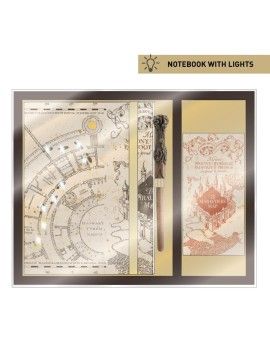 HARRY POTTER - Pack Premium Notebook Lumineux A5   Stylo-Bille Cerda 1 - Culture-Pop-France