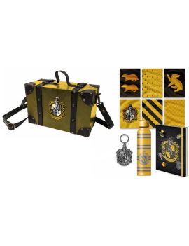 HARRY POTTER - Colourful Crest Poufsouffle - Coffret Cadeau premium Pyramid 1 - Culture-Pop-France