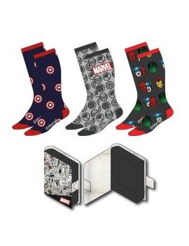 MARVEL - Pack de 3 Paires de Chaussettes (Taille 38-45) Cerda 1 - Culture-Pop-France