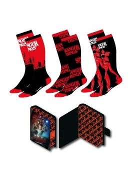 STRANGER THINGS - Pack de 3 Paires de Chaussettes (Taille 38-45) Cerda 1 - Culture-Pop-France
