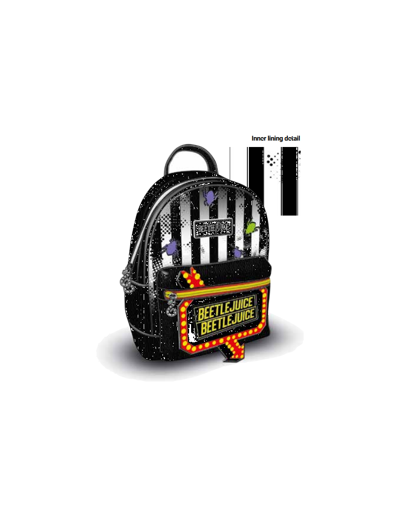 BEETLEJUICE - Beetlejuice Beetlejuice Beetlejuice - Sac à dos 1 - Culture-Pop-France BEETLEJUICE - Beetlejuice Beetlejuice Beetlejuice - Sac à dos 1 - Culture-Pop-France