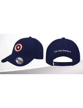CAPTAIN AMERICA - Logo - Casquette de Baseball "Honey Comb" Cotton Division 1 - Culture-Pop-France