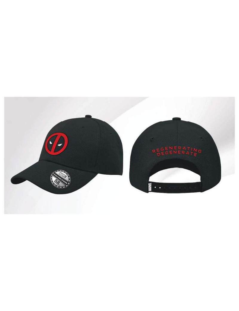 DEADPOOL - Regenerating Degenerate - Casquette de Baseball Cotton Division 1 - Culture-Pop-France DEADPOOL - Regenerating Degenerate - Casquette de Baseball Cotton Division 1 - Culture-Pop-France