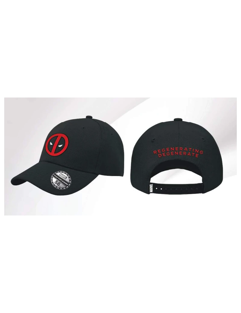DEADPOOL - Regenerating Degenerate - Casquette de Baseball Cotton Division 1 - Culture-Pop-France DEADPOOL - Regenerating Degenerate - Casquette de Baseball Cotton Division 1 - Culture-Pop-France