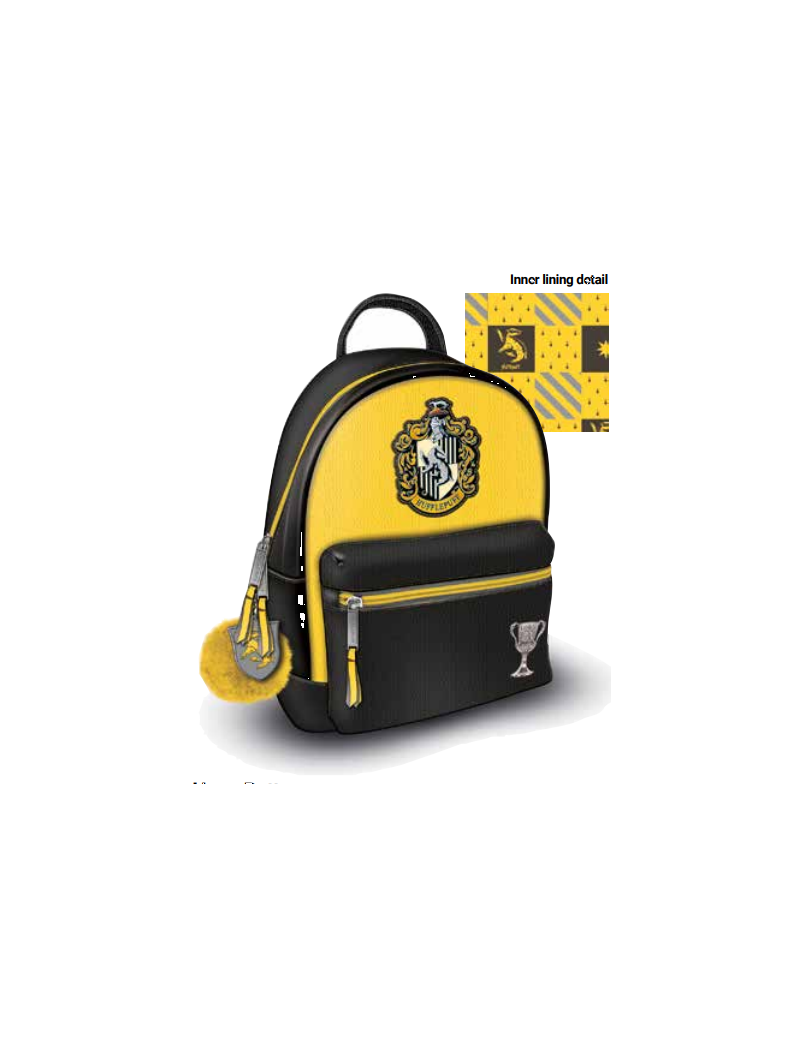 HARRY POTTER - Poufsouffle - Sac à dos 1 - Culture-Pop-France HARRY POTTER - Poufsouffle - Sac à dos 1 - Culture-Pop-France